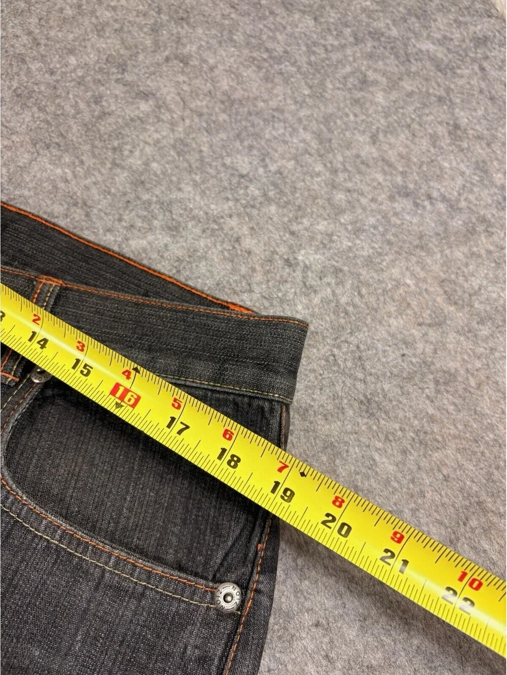Vintage Noiz Jeans Wide Leg Baggy Loose Fit 36x34 Distressed Skater Y2k